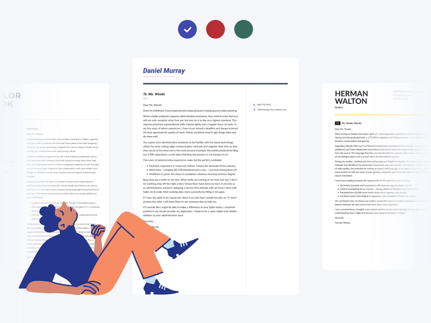 Cover Letter Homepage